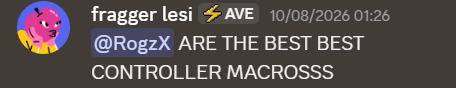 Discord vouch from a RogzX customer