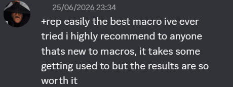 Discord vouch from a RogzX customer