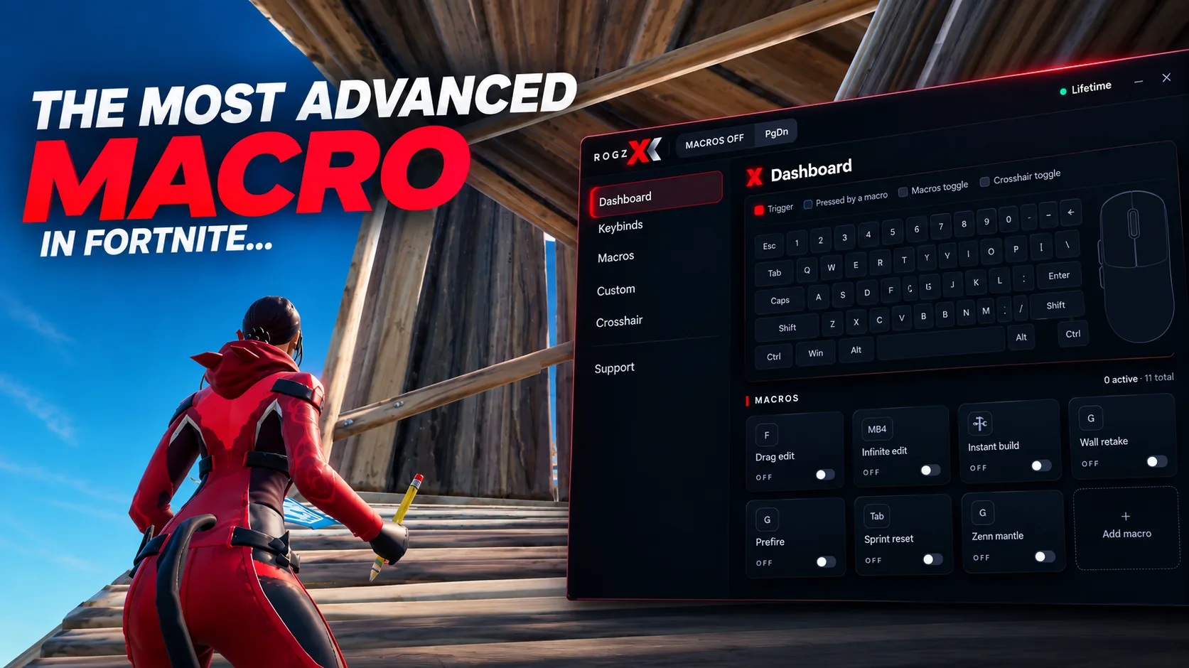 RogzX: the most advanced macro in Fortnite